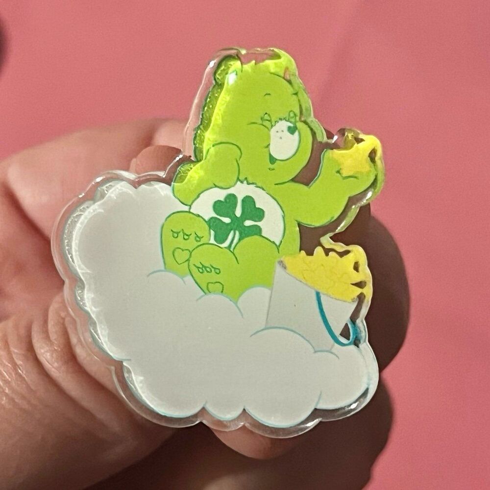 Care Bears Green Acrylic Sun Catching Pin
